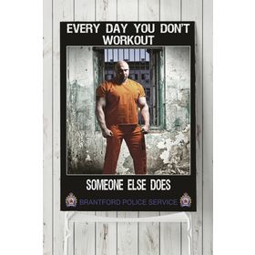 Postermanya Someone Else Does Vücut Geliştirme Body Building Fitness 60x90 cm Poster