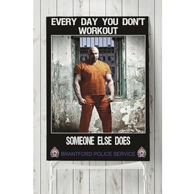 Postermanya Someone Else Does Vücut Geliştirme Body Building Fitness 60x90 cm Poster