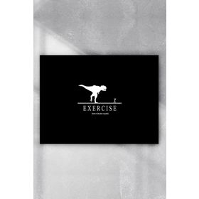 Postermanya Spor Yap Eğlenceli Mizahi 90x130 cm Poster