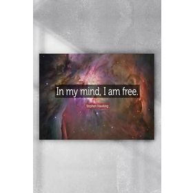 Postermanya Stephen Hawking In My Mind Motivasyon 4 50x70 cm Poster