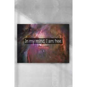 Postermanya Stephen Hawking In My Mind Motivasyon 4 70x100 cm Poster