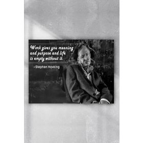 Postermanya Stephen Hawking Motivasyon 50x70 cm Poster