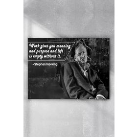 Postermanya Stephen Hawking Motivasyon 90x130 cm Poster