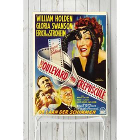 Postermanya Sunset Boulevard Sunset Bulvarı Film Afişi 50x70 cm Poster