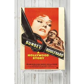 Postermanya Sunset Boulevard Sunset Bulvarı Film Afişi 60x90 cm Poster