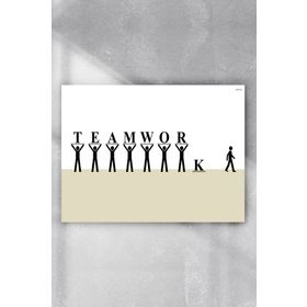 Postermanya Takım Çalışması Eğlenceli Mizahi 50x70 cm Poster