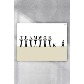 Postermanya Takım Çalışması Eğlenceli Mizahi 50x70 cm Poster