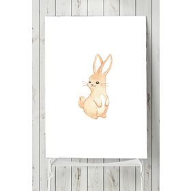 Postermanya Tavşan Tasarım Çocuk Odası 60x90 cm Poster