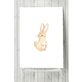 Postermanya Tavşan Tasarım Çocuk Odası 60x90 cm Poster