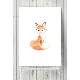 Postermanya Tilki Tasarım Çocuk Odası 90x130 cm Poster