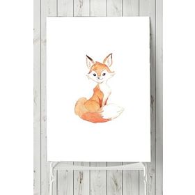 Postermanya Tilki Tasarım Çocuk Odası 90x130 cm Poster