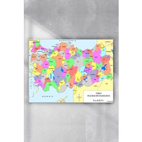 Postermanya Türkiye Haritası Eğitim 40x60 cm Poster