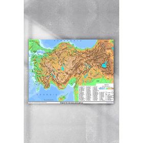 Postermanya Türkiye Haritası Eğitim 70x100 cm Poster