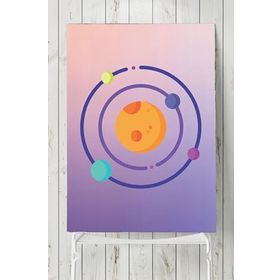 Postermanya Uzay Temalı Çocuk Odası 2 60x90 cm Poster