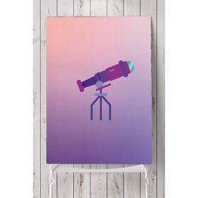 Postermanya Uzay Temalı Çocuk Odası 90x130 cm Poster
