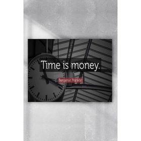 Postermanya Vakit Nakittir Time Is Money Girişimcilik 2 40x60 cm Poster