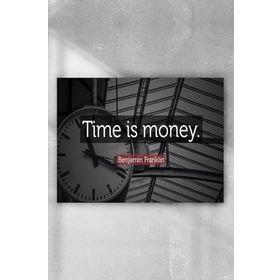 Postermanya Vakit Nakittir Time Is Money Girişimcilik 2 70x100 cm Poster
