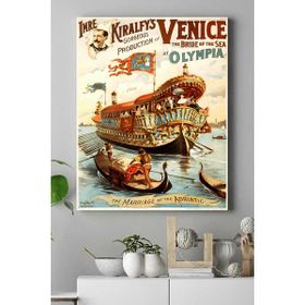 Postermanya Venedik Vintage Manzara 40x60 cm Poster