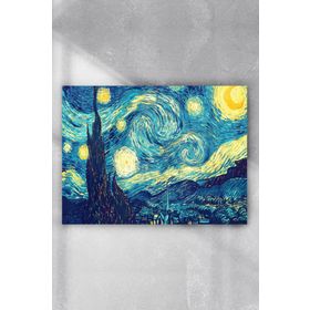 Postermanya Vincent Van Gogh Yıldızlı Gece Sanatsal 40x60 cm Poster