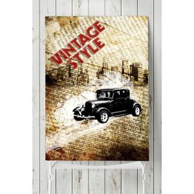 Postermanya Vintage Araba 2 40x60 cm Poster
