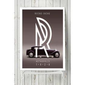 Postermanya Vintage Araba 2 40x60 cm Poster