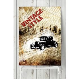 Postermanya Vintage Araba 2 40x60 cm Poster