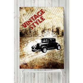 Postermanya Vintage Araba 2 70x100 cm Poster