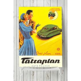 Postermanya Vintage Araba 50x70 cm Poster