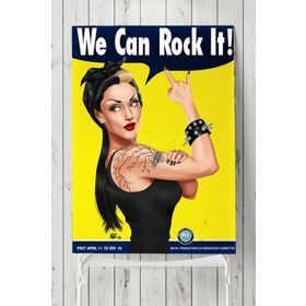 Postermanya We Can Rock It Eğlenceli Mizahi 50x70 cm Poster