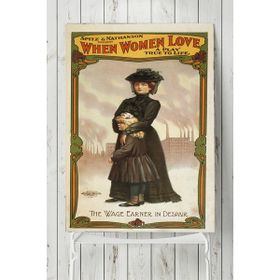 Postermanya When Women Love Vintage 40x60 cm Poster