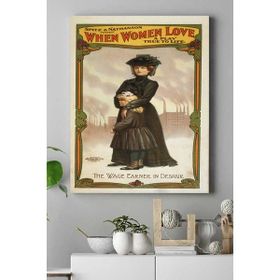 Postermanya When Women Love Vintage 40x60 cm Poster