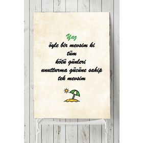 Postermanya Yaz Manzara 70x100 cm Poster