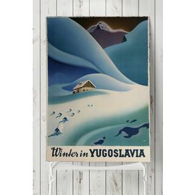 Postermanya Yugoslavya Vintage 60x90 cm Poster