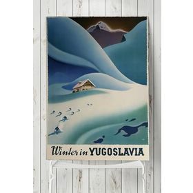 Postermanya Yugoslavya Vintage 60x90 cm Poster