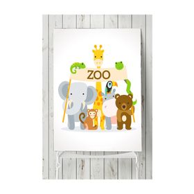 Postermanya Zoo Çocuk Odası 90x130 cm Poster
