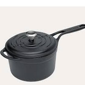 Pot Art 18 cm Mat Siyah Yuvarlak Sos Tenceresi