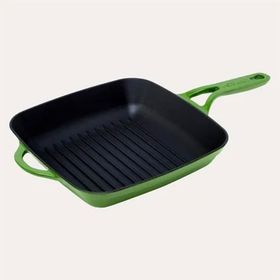Pot Art 26 cm Parlak Yeşil Kare Izgara Tava