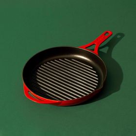 Pot Art Magma 28 cm Kırmızı Izgara Döküm Tava
