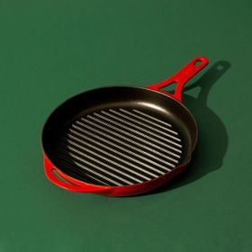 Pot Art Magma 28 cm Kırmızı Izgara Döküm Tava