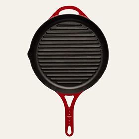 Pot Art Magma 28 cm Kırmızı Izgara Döküm Tava