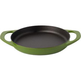 Pot Art Parlak Koyu Yeşil 22 cm Yuvarlak Düz Tava