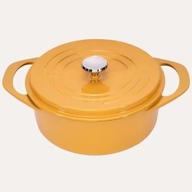 Pot Art Yuvarlak Parlak Sarı 28 cm Tencere