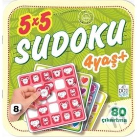 Pötikare Yayıncılık +4 Yaş 5 x 5 Sudoku – 8