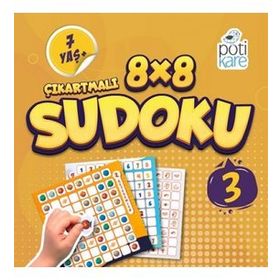 Pötikare Yayıncılık 8x8 Çıkartmalı Sudoku 3