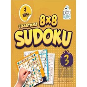 Pötikare Yayıncılık 8x8 Çıkartmalı Sudoku 3