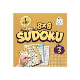 Pötikare Yayıncılık 8x8 Çıkartmalı Sudoku 3