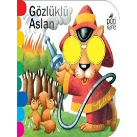 Pötikare Yayınları Delikli Kitaplar Serisi Gözlüklü Aslan