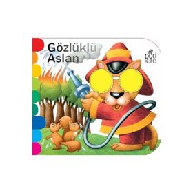 Pötikare Yayınları Delikli Kitaplar Serisi Gözlüklü Aslan