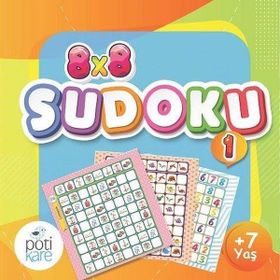 Pötikare Yayınları Model 1 8x8 Çıkartmalı Sudoku