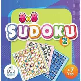 Pötikare Yayınları Model 2 8x8 Çıkartmalı Sudoku
